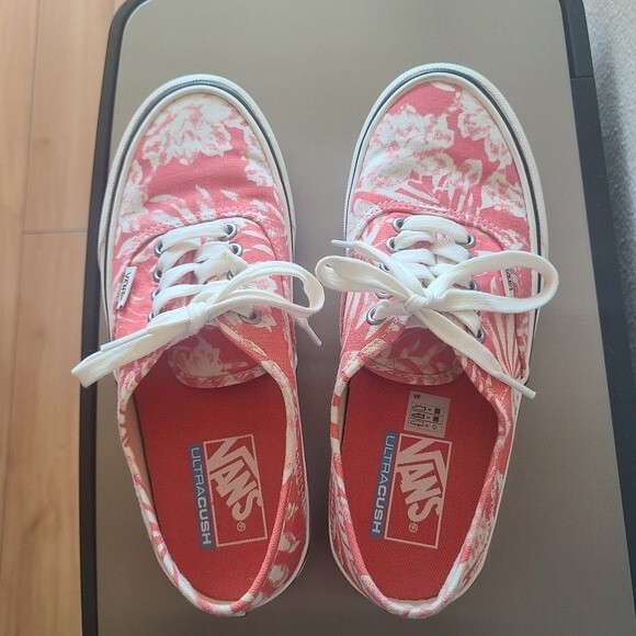 Vans island floral linen lace up size 8 - Picture 5 of 7